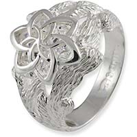 anillo nenya galadriel elfa reina el señor de los anillos herr der ringe 3001-50 varias tallas caja plata circonita Anillos de poder de los elfos