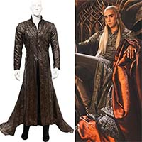 disfraz thranduil rey elfo the hobbit hombre cosplay diadema top capa pantalones negro