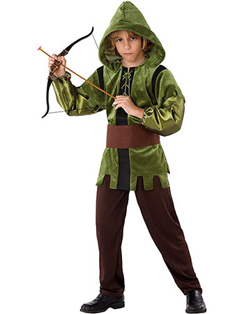 disfraz elfo niño chico elfo guerrero arquero