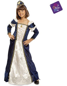 Disfraz Elfo Infantil disfraz niña princesa medieval noble