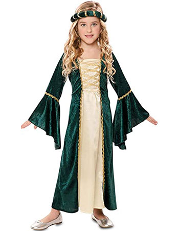 Disfraz Elfo Infantil disfraz niña princesa medieval noble  disfraces de elfo