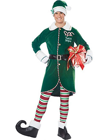 Jajaja Eh Gastos de envío Disfraz Elfo Navidad Hombre ⮞Trajes baratos🎅| DEELFO.COM