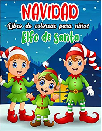  Elfos de Navidad para colorear ⮞Libros desde  €