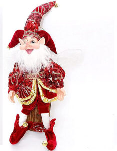 muñeco elfo original rojo