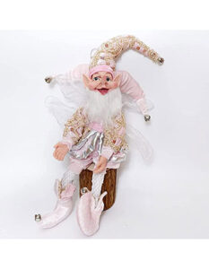 muñeco elfo original rosa