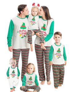 pijamas elfos familia